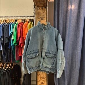 Vintage Rene De France Blue Denim Jacket